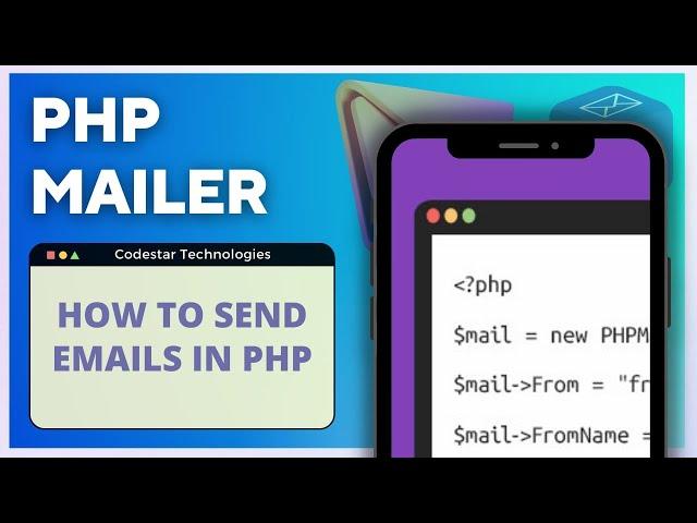 HOW TO SEND EMAIL USING PHPMAILER IN PHP MYSQL