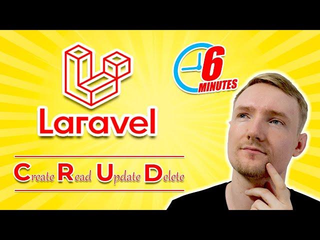 Build a Laravel CRUD application in 6 MINUTES