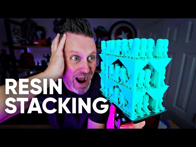 Resin Stacking! AMAZING or HORRIBLE 3D Printing Trick? + 3D Printer Giveaway!