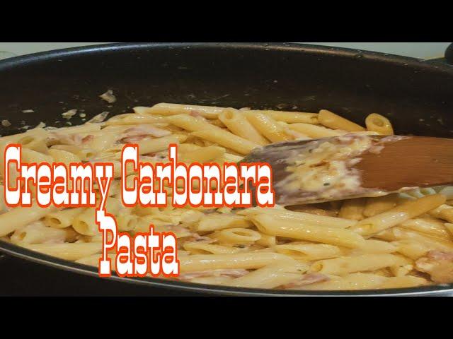 Creamy Carbonara Pasta #Shorts||Momo Daily Life