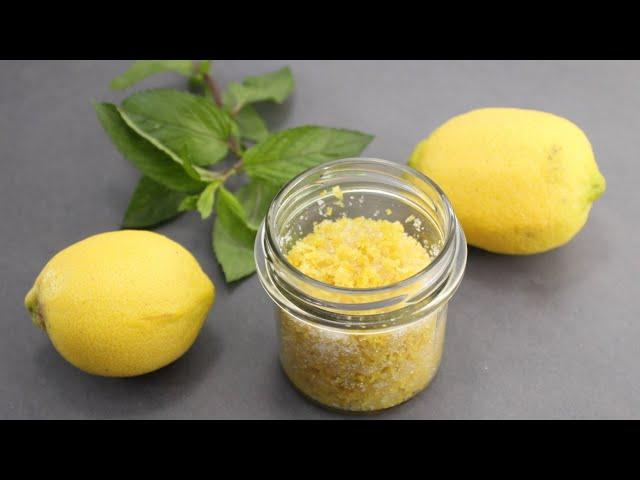 How To Store Lemon Zest For Years