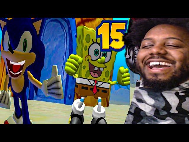 SPONGEBOB IN SONIC MEMES! | AI Sonic Memes Compilation pt.15