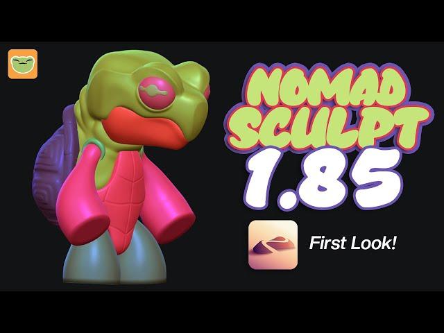 Nomad Sculpt Update 1.85 // First Look!