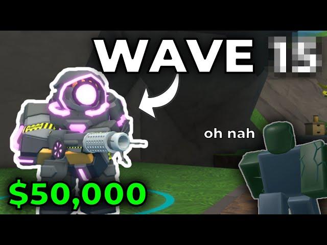 How I MAXED an accelerator on wave __ | TDS (Roblox)