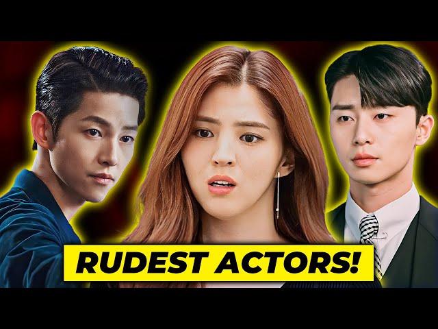 Rudest Korean Actors According to Reporters (2024 UPDATE)