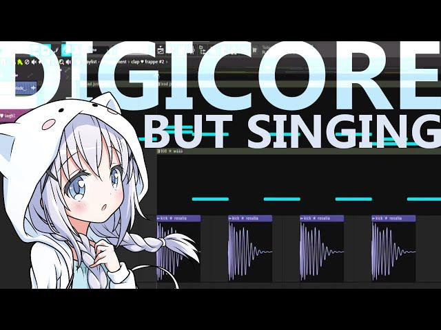 hyperpop digicore tutorial but it's all singing