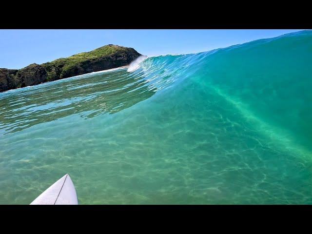 SURFING FLAWLESS WAVES! (RAW POV) *DREAMY CONDITIONS*