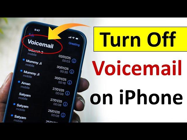 iphone me voicemail kaise band kare | how to turn off voicemail on iphone