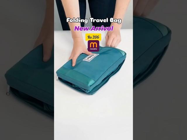 Folding travling bag  Meesho Finds #shorts #unboxing #messhoproduct #traveling #tiktok