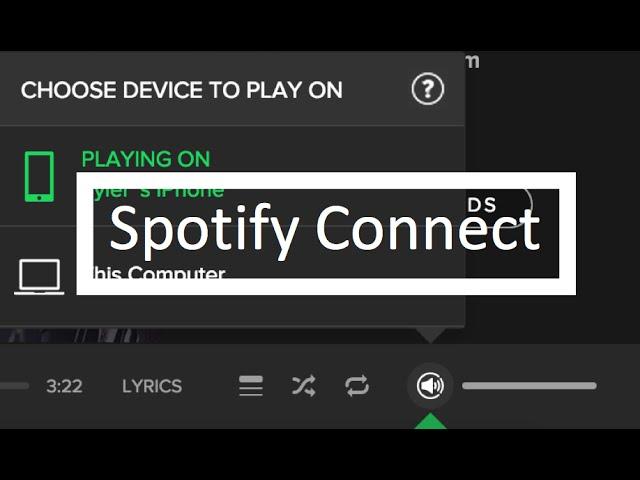 Spotify Connect Tutorial