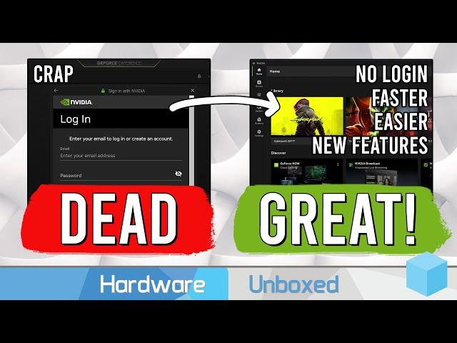 Nvidia Finally Kills GeForce Experience, Better Nvidia App 1.0 is Here