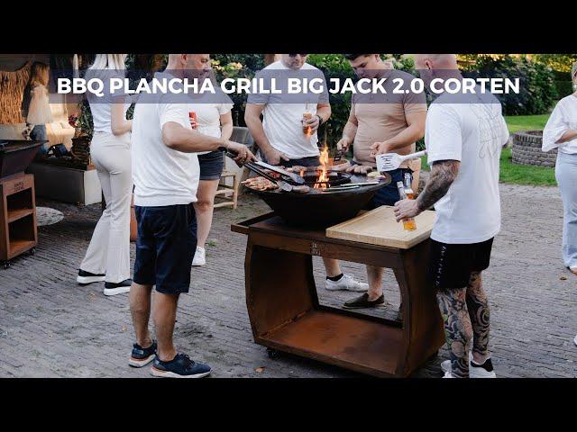 RJRoyal Living BBQ Plancha Grill Big Jack Corten 2.0