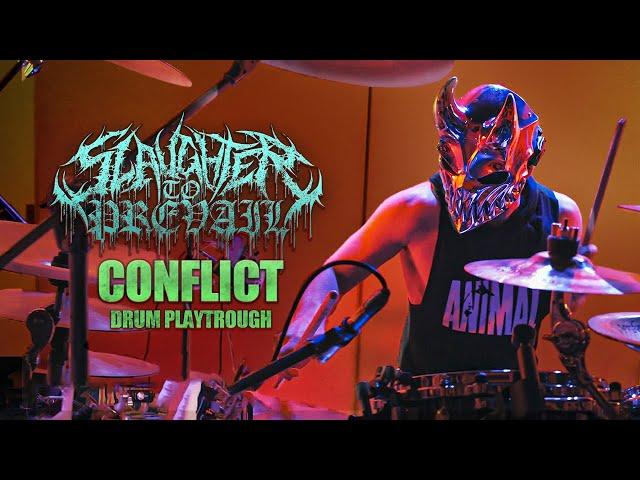 SLAUGHTER TO PREVAIL - CONFLICT (DRUM PLAYTHROUGH)