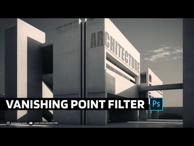 The Vanishing Point Filter for architecture rendering in Photoshop