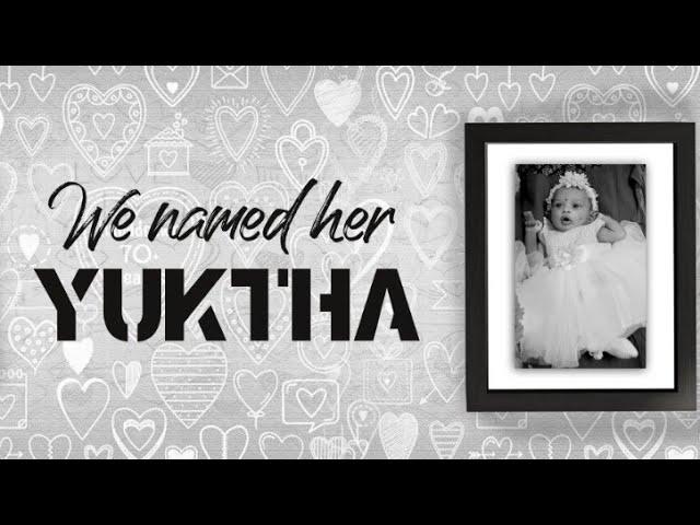 Happy Birthday yuktha | baby of Yuktha | PrabakarRanjana | Aravind Presents | Anirditz