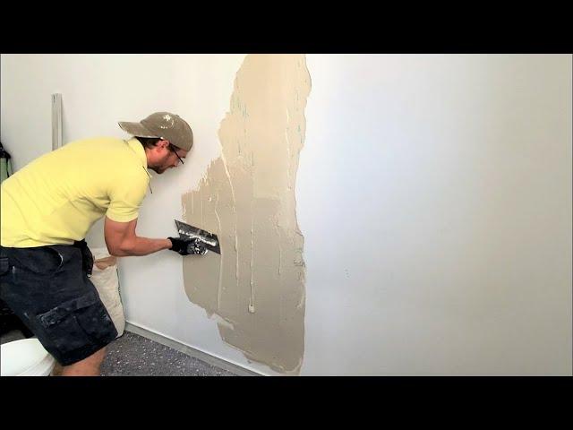 Peeled Plaster Repair, Fiberglass Bonding, Puttying and Painting