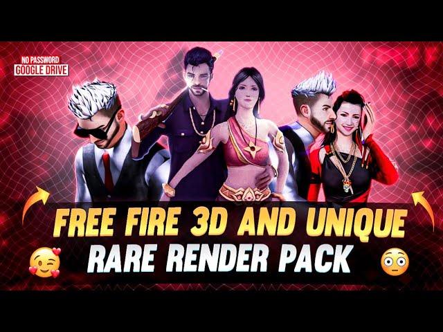 Free Fire 3d Render Pack || 10+ New 3d Renders  || Free Fire Render Pack || Thumbnail pack || 𝗡𝗴𝗳𝗳