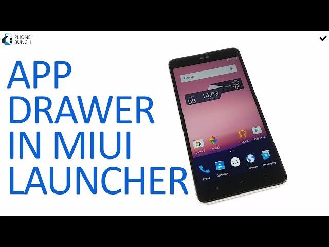 Get App Drawer with default MIUI Launcher - Tips and Tricks EP-1