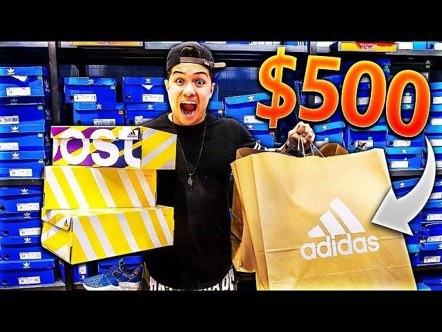 THE $500 ADIDAS OUTLET CHALLENGE!!