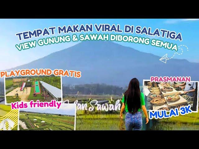 VIRAL‼️TEMPAT MAKAN VIEW GUNUNG & SAWAH DI SALATIGA | PRASMANAN MURAH | TERBARU 2024 | DOLAN SAWAH