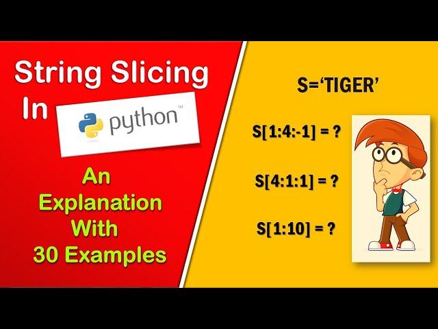 String Slicing in Python| Python| String| Slicing