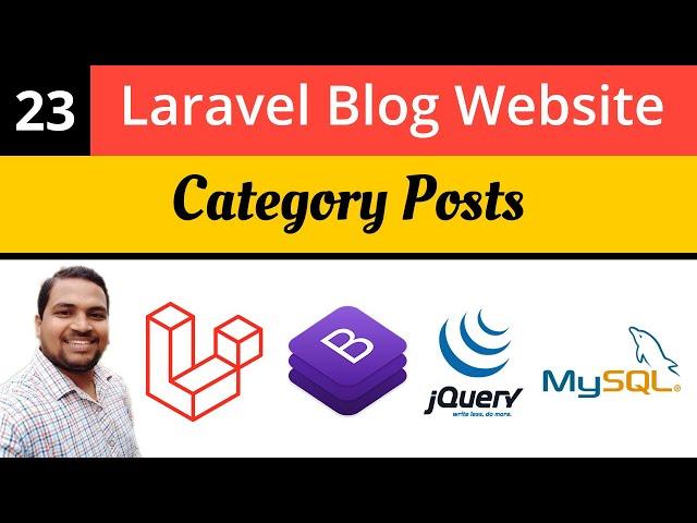 Laravel Tutorial | Category Posts | Laravel Blog Website | Laravel 8 Tutorial