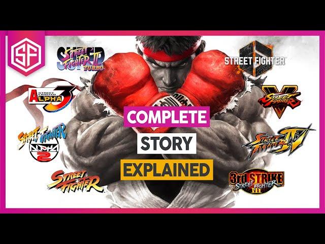 The Complete Story of The Street Fighter Series Explained!