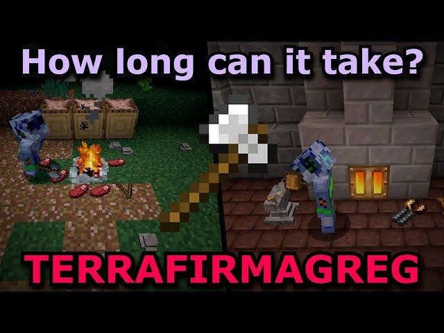 Making Iron Tools in Minecraft's Most Realistic Modpack (TFG Part 1)