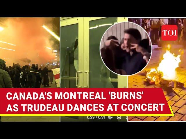 Anti-Israel Riots Rock NATO Meet In Canada's Montreal As Trudeau Grooves At Taylor Swift Concert