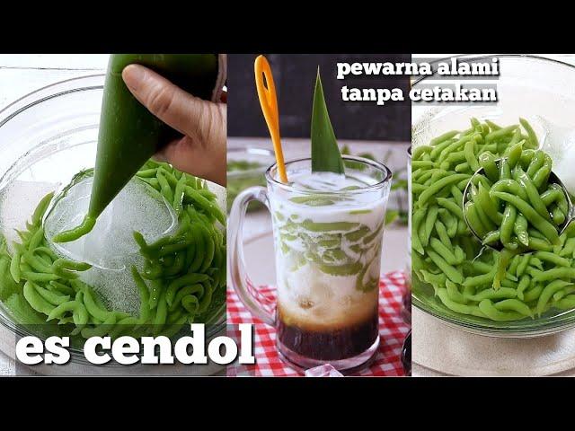 Cara membuat Es Cendol dengan santan dan tanpa santan