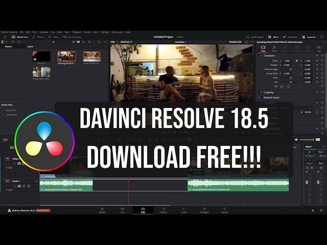 How to Download DaVinci Resolve 18.5 FREE!