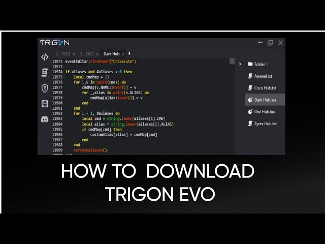 HOW TO DOWNLOAD TRIGON EVO! `-~OUTDATED~-`