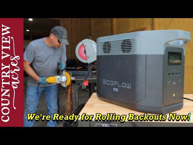 Portable Solar Powered Generator |Testing out the EcoFlow Delta Max Power Station & 160W Solar Panel