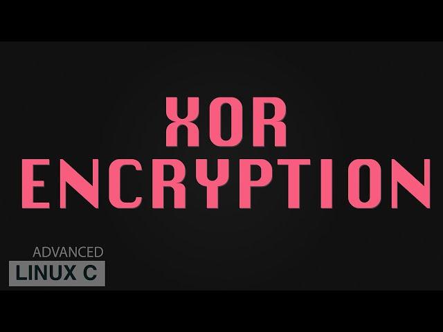 Xor encryption in C programming