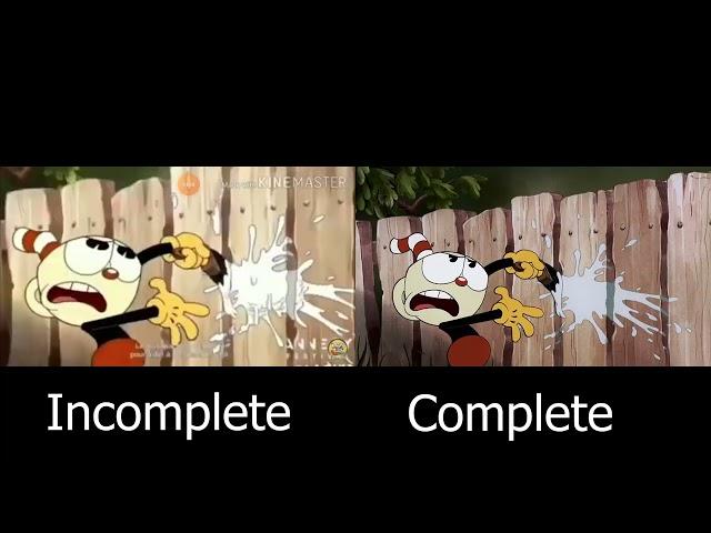 The Cuphead Show: Complete VS Incomplete Animation (Comparison)