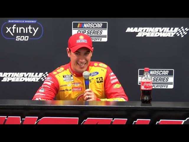 Joey Logano reacts to Ross Chastain's wild move: "It was awesome"