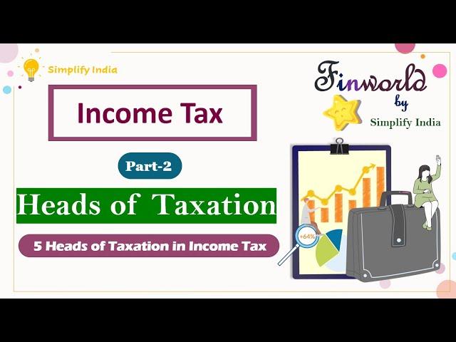 Heads of Taxation in Income Tax | Income Tax | IT | Simplify India | English