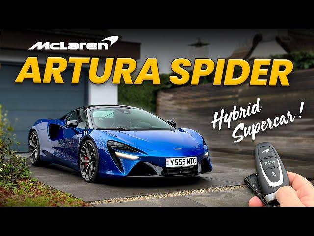 2025 McLaren Artura Spider (700 hp) - POV drive & walkaround!