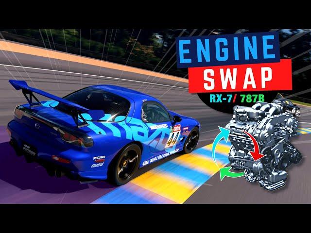 GT7 Mazda RX7 Engine Swap (787B) 700PP Tune! Updated for 1.31