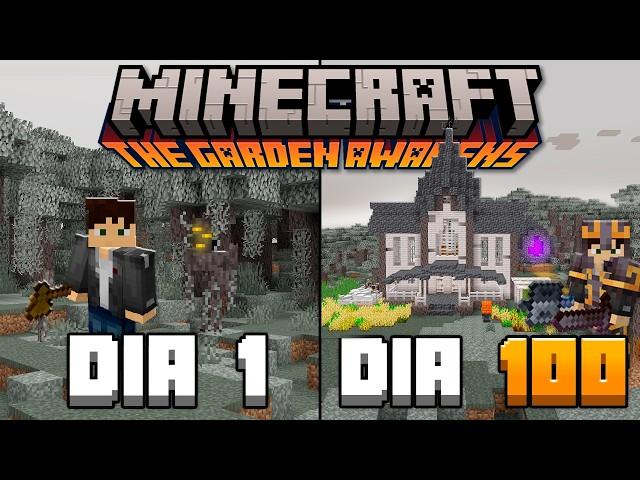 SOBREVIVI 100 DIAS no Bioma PALE GARDEN no Minecraft Hardcore