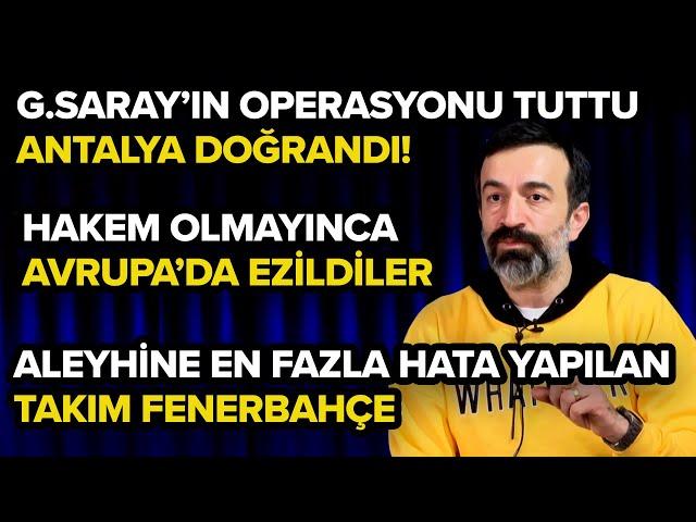 Antalyaspor Galatasaray'ı Ezdi Ama Doğrandı | Ali Koç TFF'ye Gitmeli | İsmail Hoca Endişelendiriyor