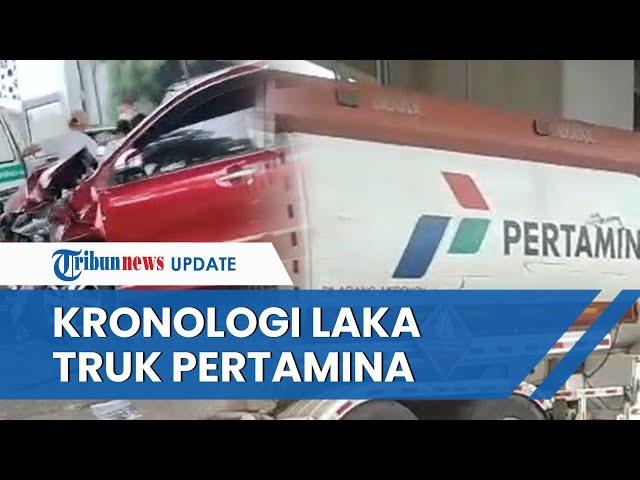 Kronologi Kecelakaan Truk Pertamina Tabrak Belasan Pengendara di Cibubur, Ini Pengakuan Saksi Mata