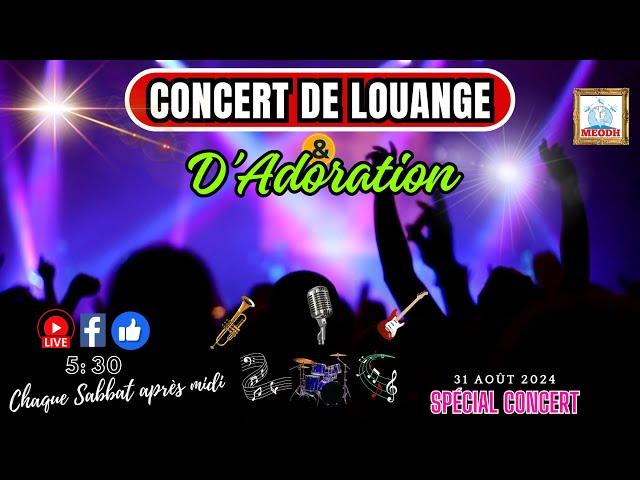 Concert de louange du Samedi après-midi. (MEODH, Haiti: 31/08/24)