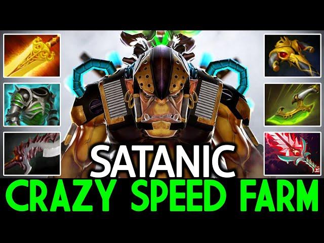 SATANIC [Alchemist] Crazy Speed Farm Carry the Game Dota 2