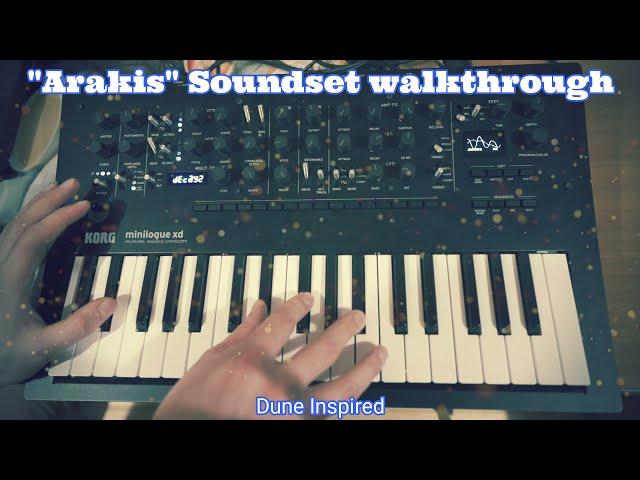 Korg Minilogue XD "Arakis" Soundset Walkthrough
