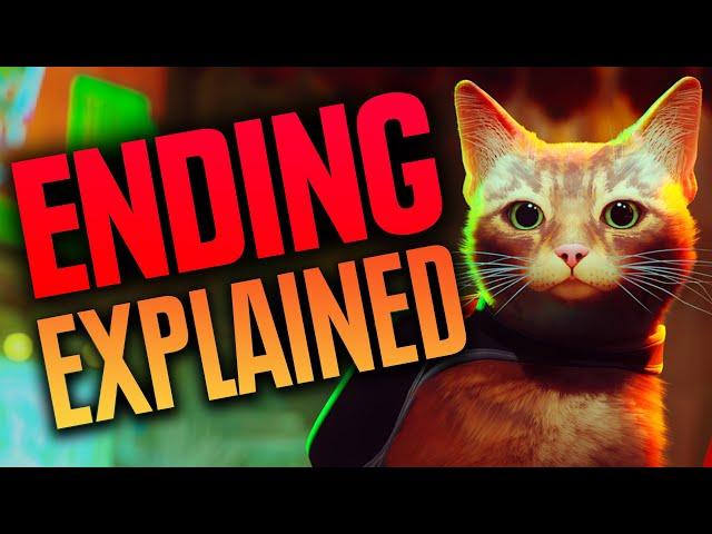 STRAY Story + Ending EXPLAINED! What Happens Next?