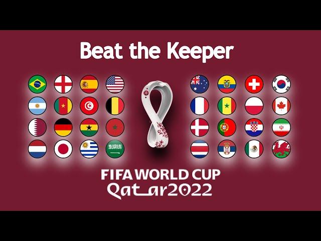 World Cup 2022 Beat the Keeper Marble Race | Elimination Race