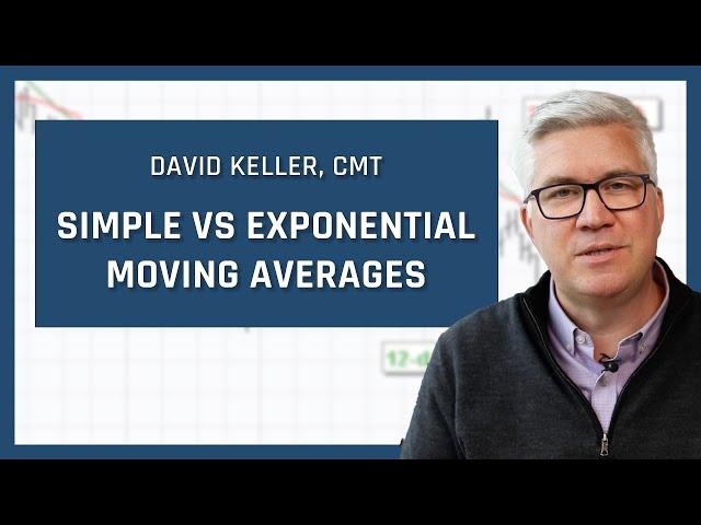 Simple vs Exponential Moving Averages | David Keller, CMT