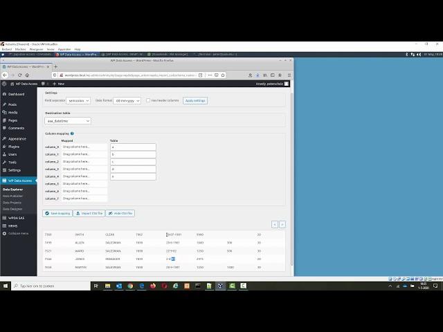 Import CSV file into WordPress database