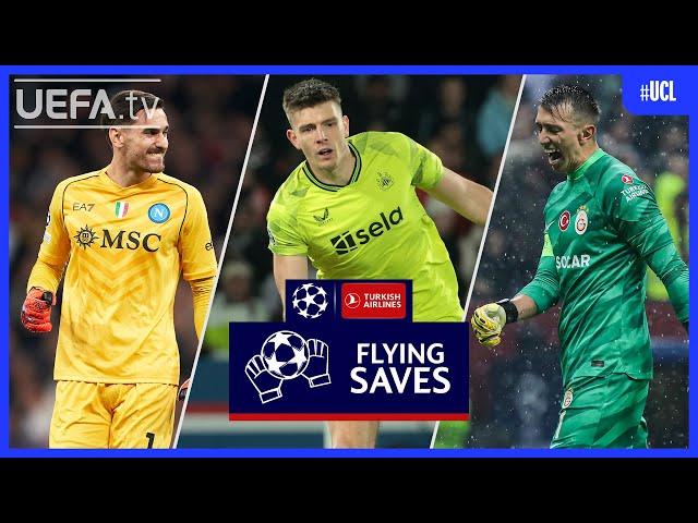 #UCL Great Saves Matchday 5 | Meret, Pope, Muslera...